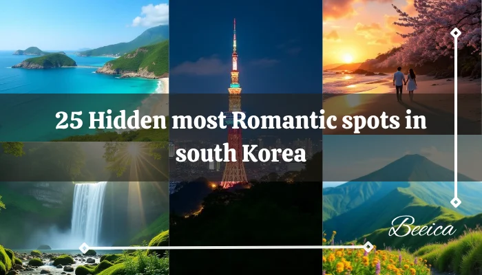 Romantic spots in south Korea