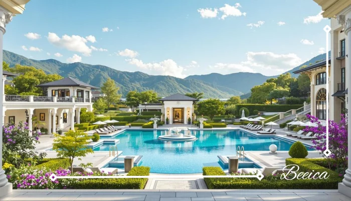 Luxurious South Korean resort with stunning architecture and gardens Luxurious South Korean resort with stunning architecture and gardens
